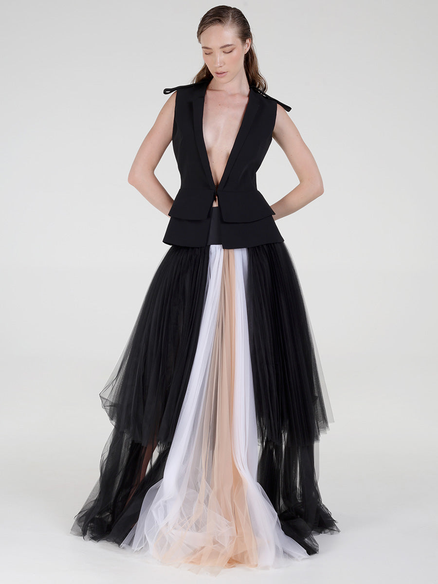 chaleco Luna Vestidos de diseñador para boda