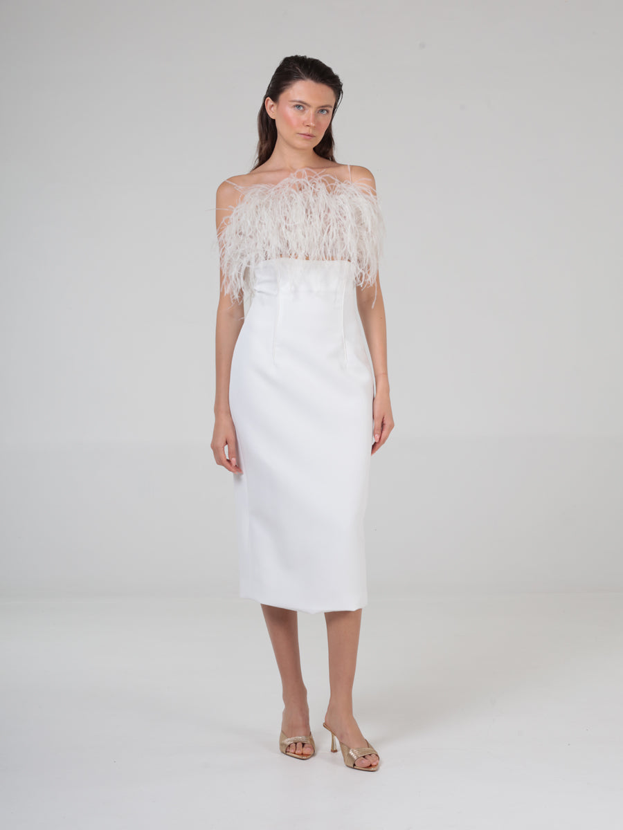 Falda Beatrice Vestidos de diseñador para boda